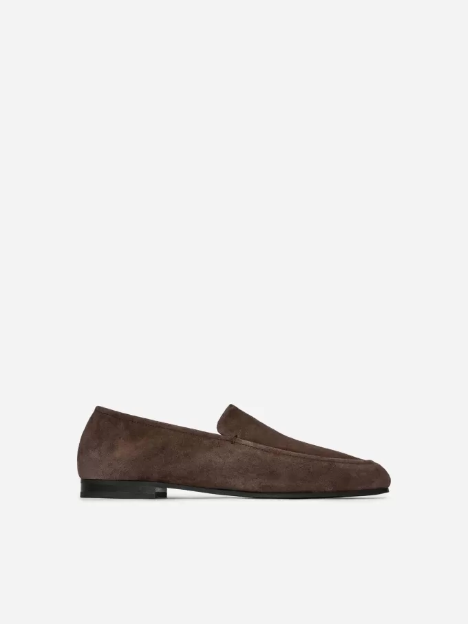 Schmale Wildleder-Loafer