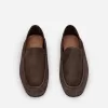 Schmale Wildleder-Loafer