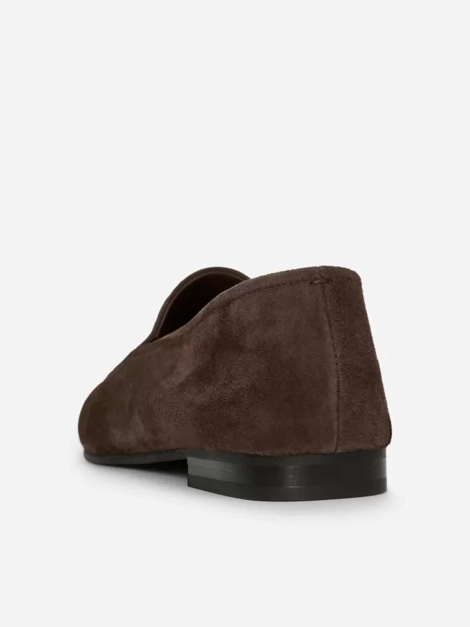 Schmale Wildleder-Loafer