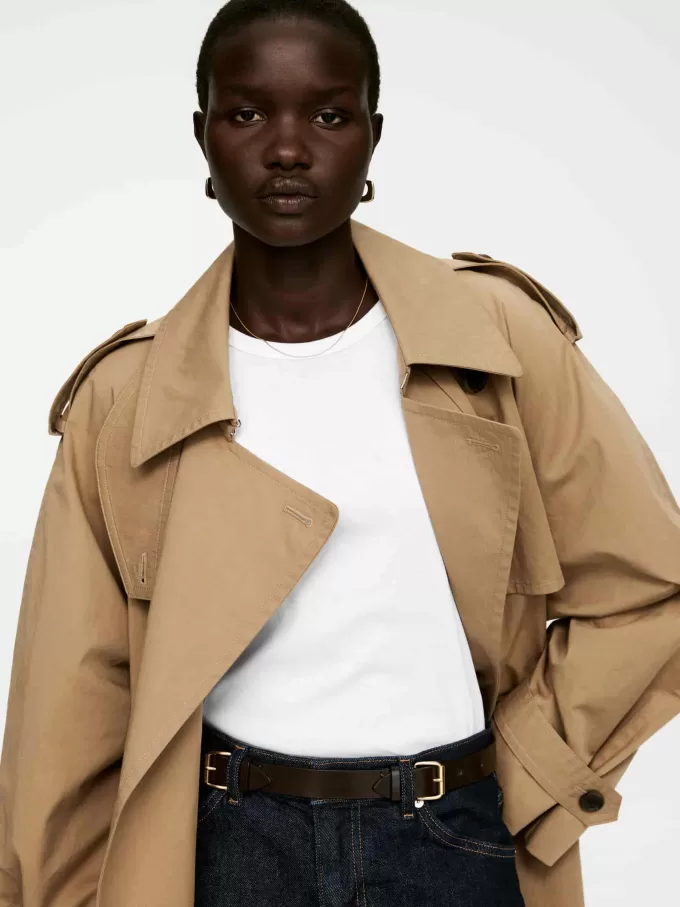 Schmales Ripp-T-Shirt