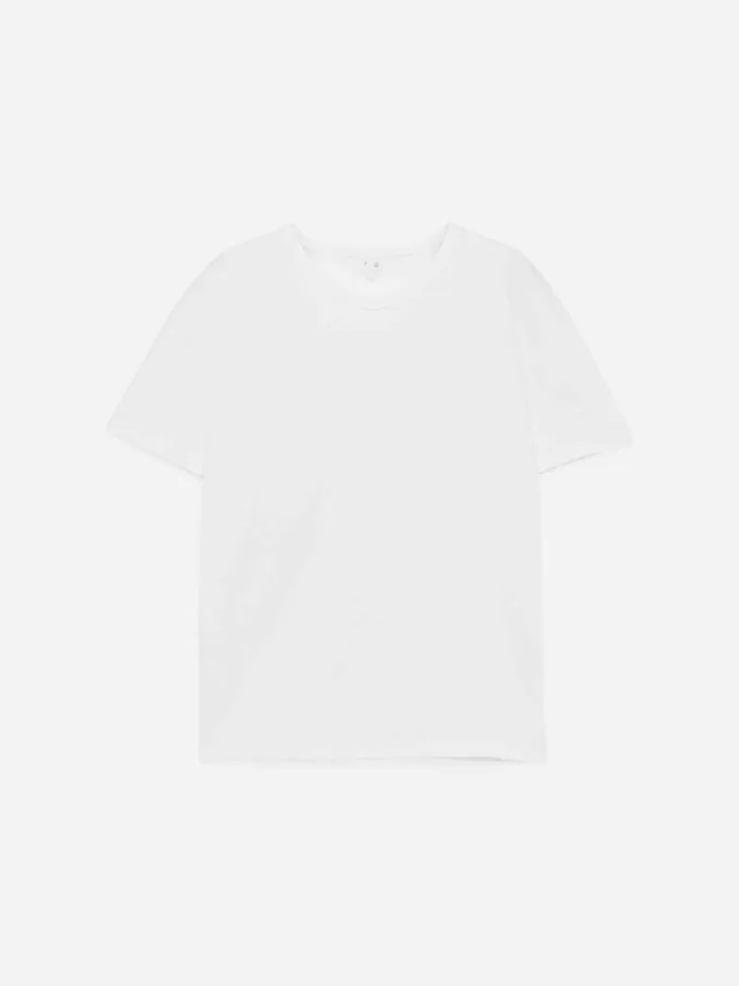 Schmales Ripp-T-Shirt