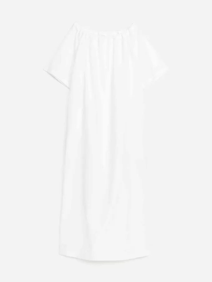 Schulterfreies Maxikleid