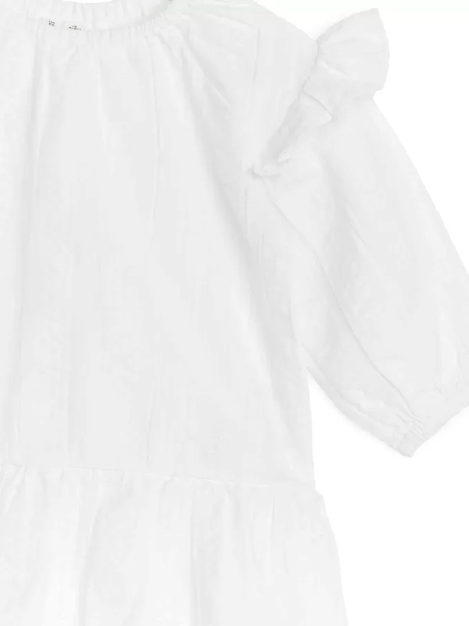 Seersucker-Rüschenkleid Seersucker-Rüschenkleid