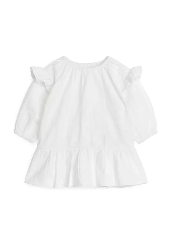 Seersucker-Rüschenkleid Seersucker-Rüschenkleid