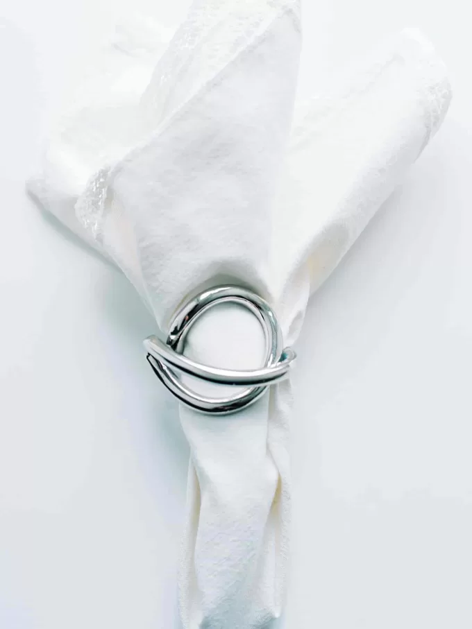 Servietten mit Spitzenkante, 2er-Set