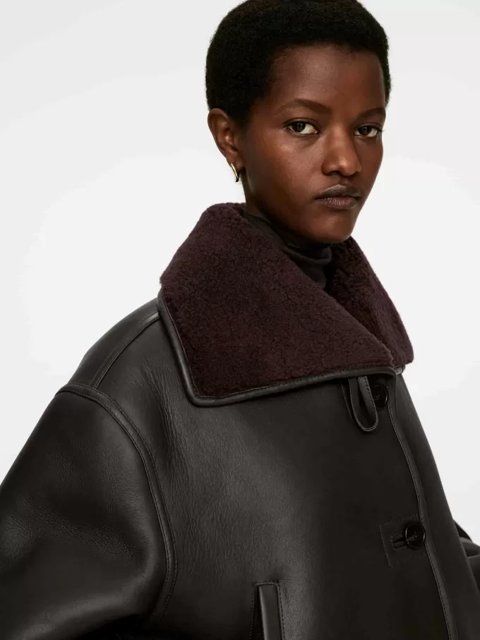 Shearling-Jacke