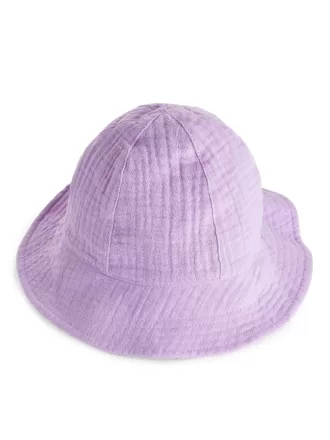 Sonnenhut aus Baumwollmusselin