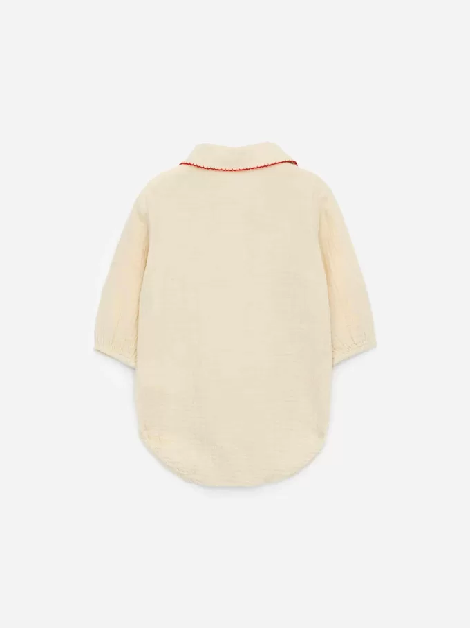 Strampler aus Baumwollmusselin