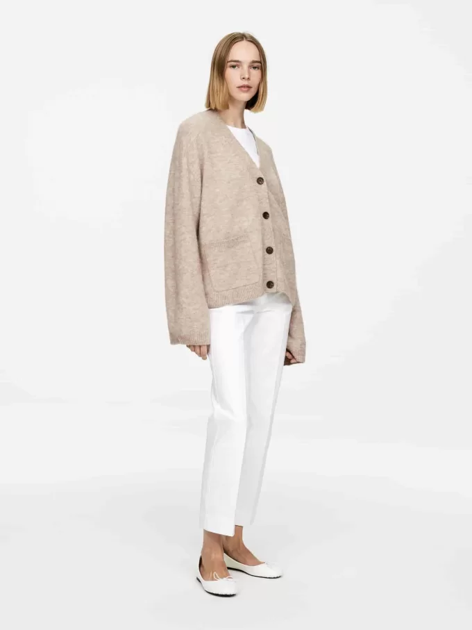 Strickjacke aus Woll-Alpaka-Mischung