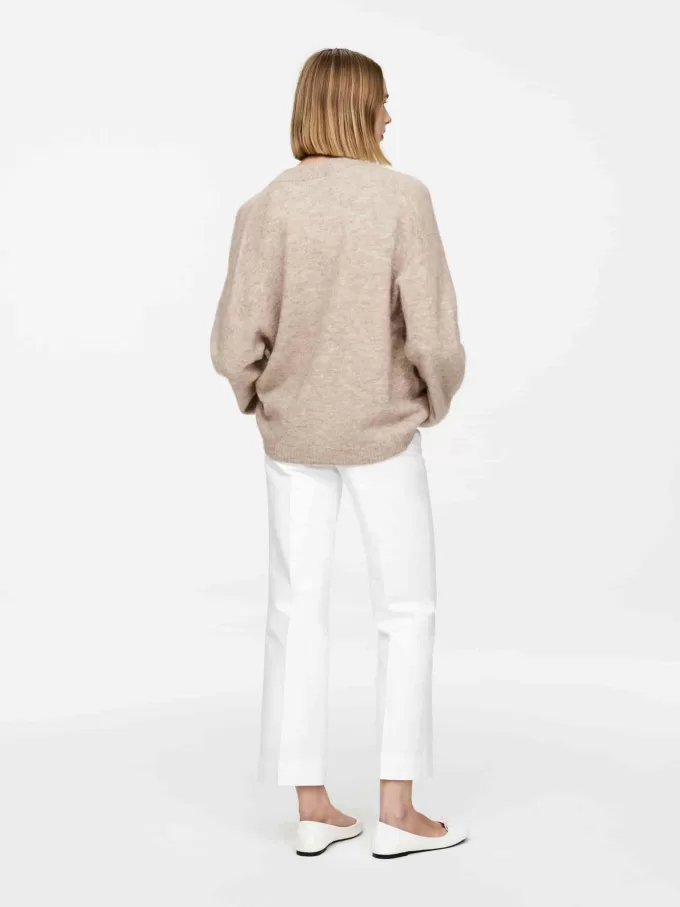 Strickjacke aus Woll-Alpaka-Mischung