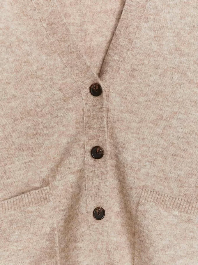 Strickjacke aus Woll-Alpaka-Mischung