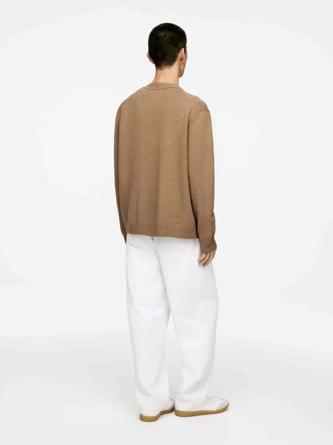 Strickjacke aus Wolle und Baumwolle Strickjacke aus Wolle und Baumwolle