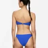 Strukturierter Bikini-Slip mit hoher Taille