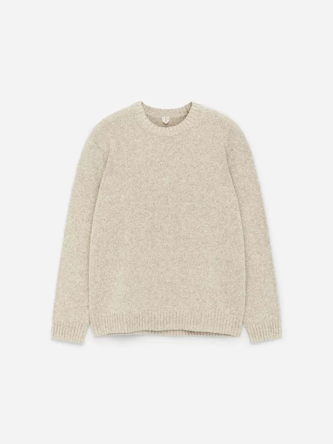 Strukturierter Pullover aus Baumwollmischung