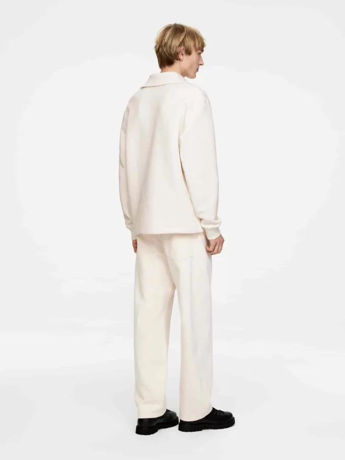 Sweatshirt mit halbem Reißverschluss