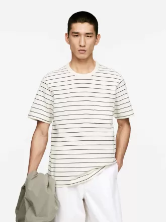 T-Shirt aus Baumwollleinen