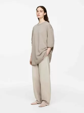 T-Shirt aus Leinen-Baumwoll-Mischung T-Shirt aus Leinen-Baumwoll-Mischung