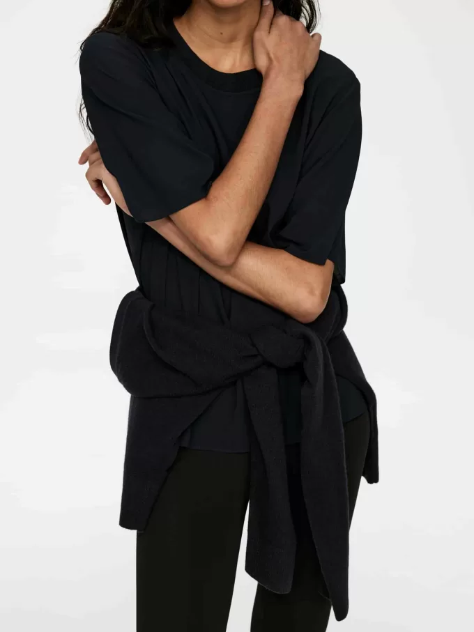 T-Shirt aus Seidenkrepp T-Shirt aus Seidenkrepp