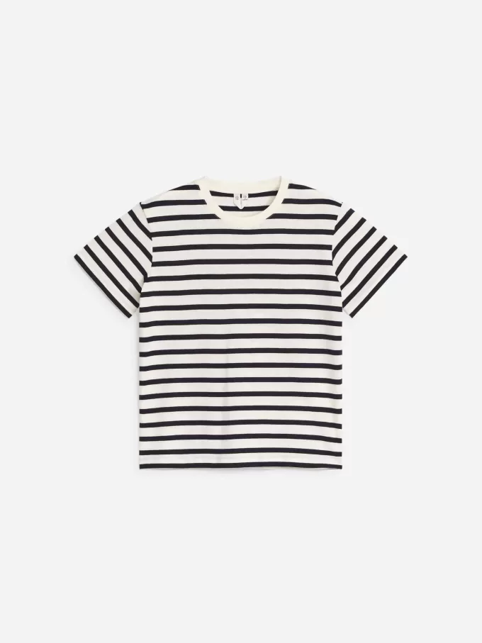 T-Shirt mit Rundhalsausschnitt im 2er-Set