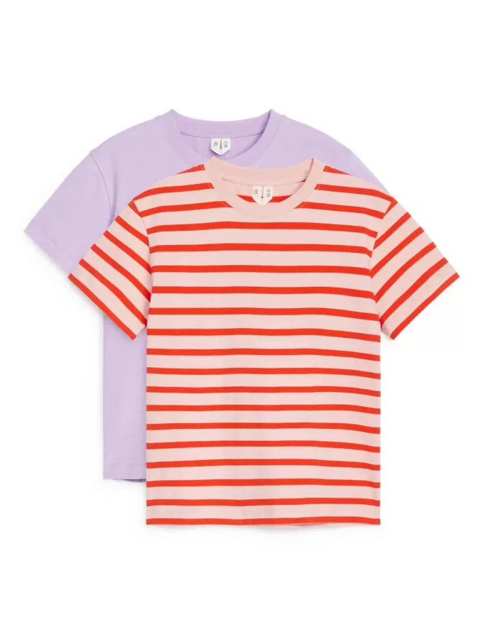 T-Shirt mit Rundhalsausschnitt im 2er-Set T-Shirt mit Rundhalsausschnitt im 2er-Set