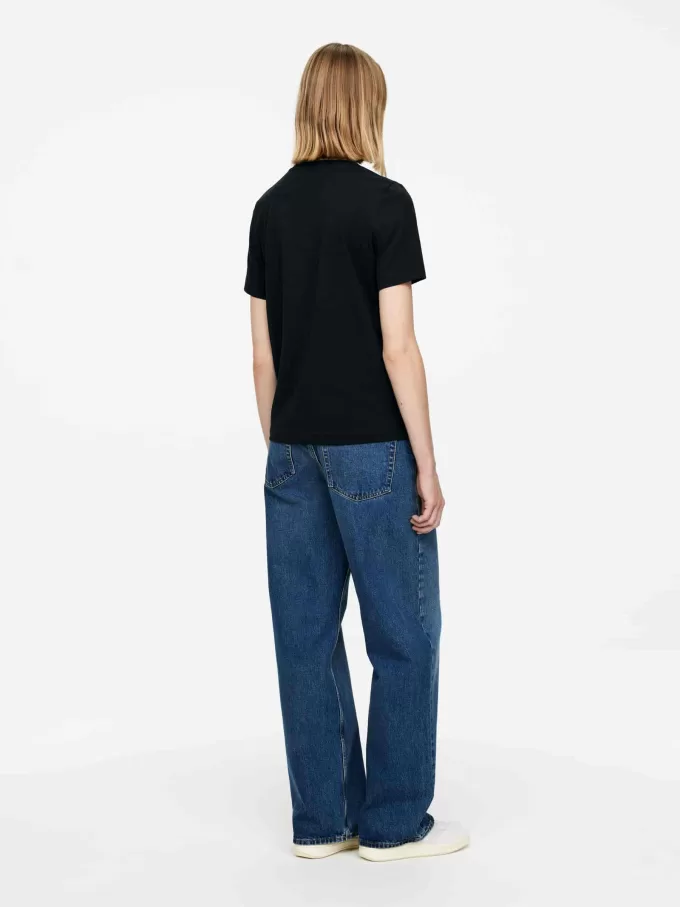 T-Shirt mit V-Ausschnitt