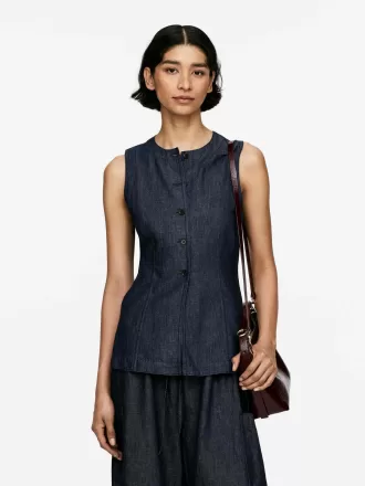 Taillierte Jeansweste Taillierte Jeansweste