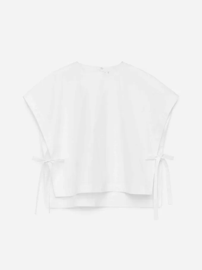 Trägershirt mit seitlicher Bindung Trägershirt mit seitlicher Bindung