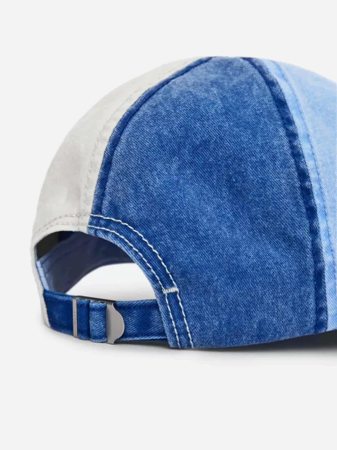 Twill-Kappe in Colourblock-Optik