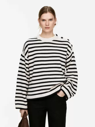 Übergroßer Baumwollpullover Übergroßer Baumwollpullover