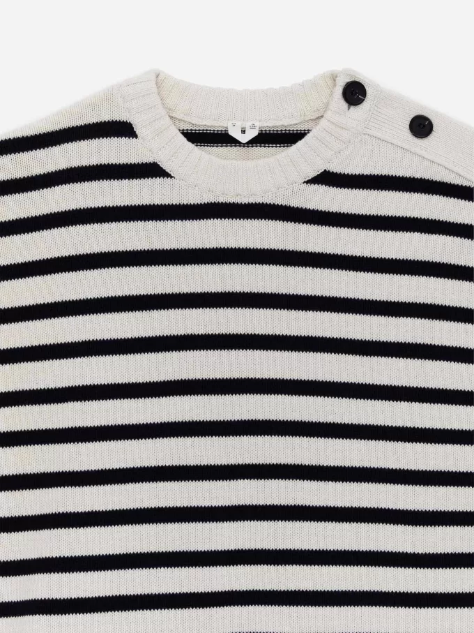 Übergroßer Baumwollpullover