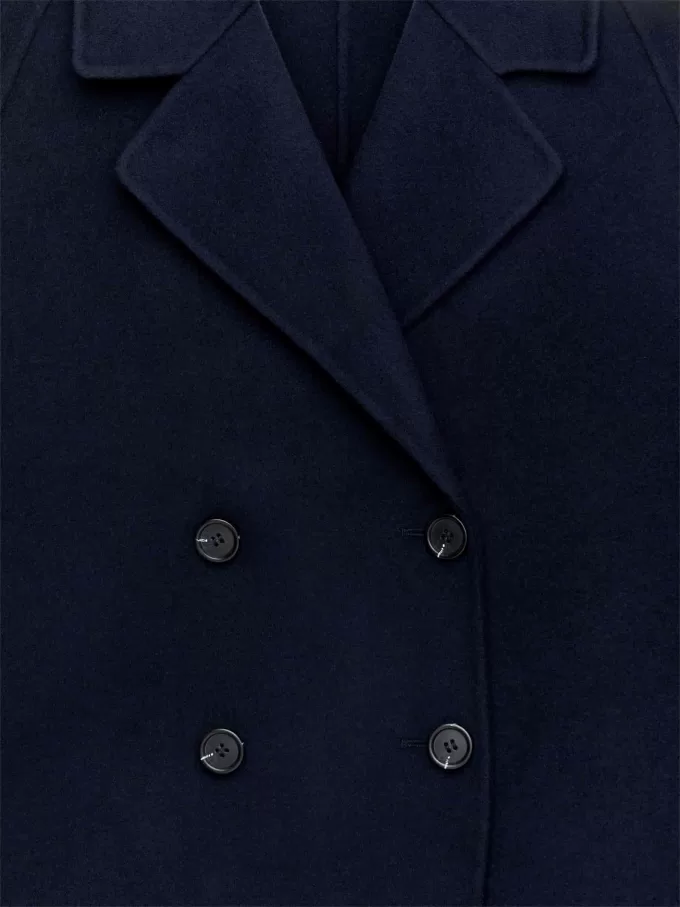 Übergroßer Mantel aus Wollmischung
