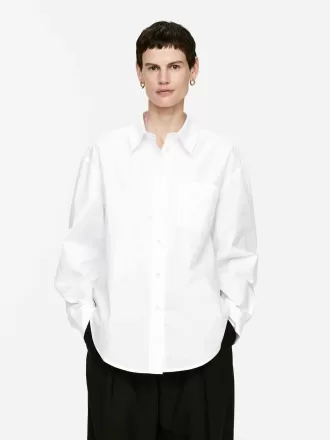 Übergroßes Baumwollhemd