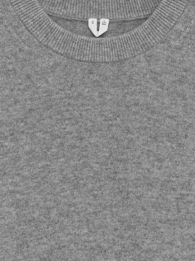 Übergroßes Kaschmir-T-Shirt