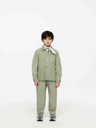 Überhemd aus gewaschenem Denim