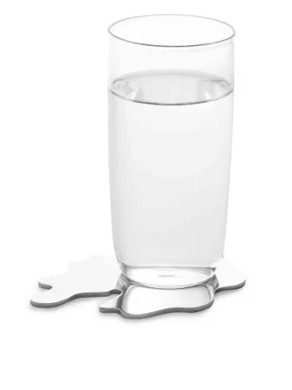 Untersetzer aus Edelstahl, 4er-Set