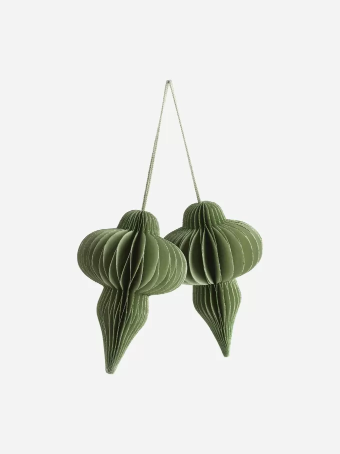 Wabenornamente im 2er-Set