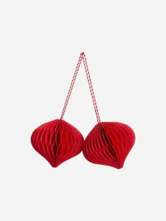 Wabenornamente im 2er-Set