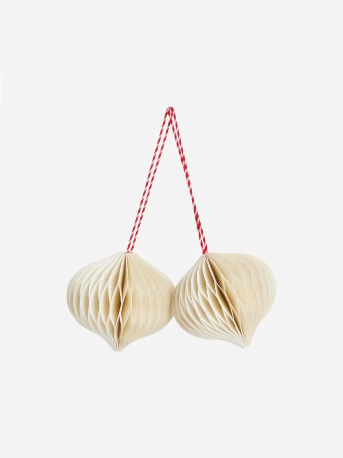 Wabenornamente im 2er-Set