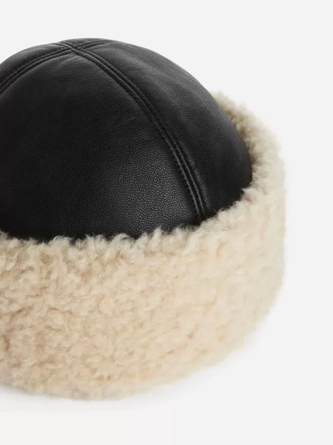 Wärmender Lederhut Wärmender Lederhut