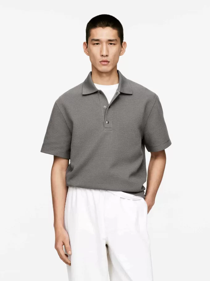 Waffel-Poloshirt Waffel-Poloshirt