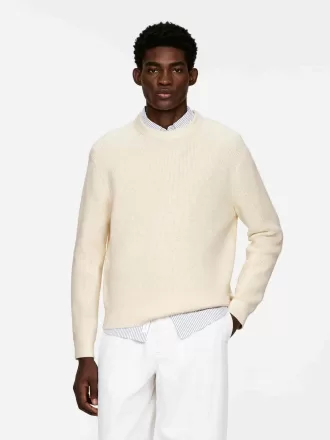 Waffelstrickpullover