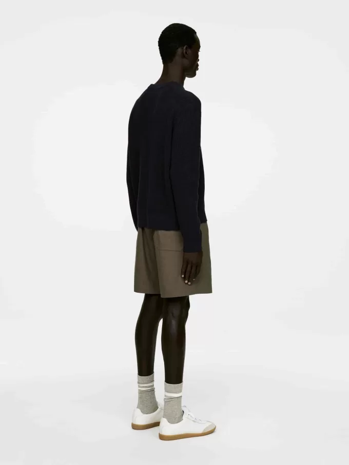 Waffelstrickpullover