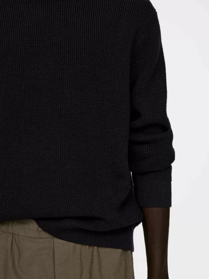 Waffelstrickpullover