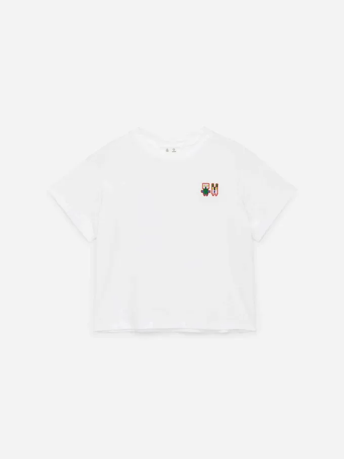 Weit geschnittenes T-Shirt