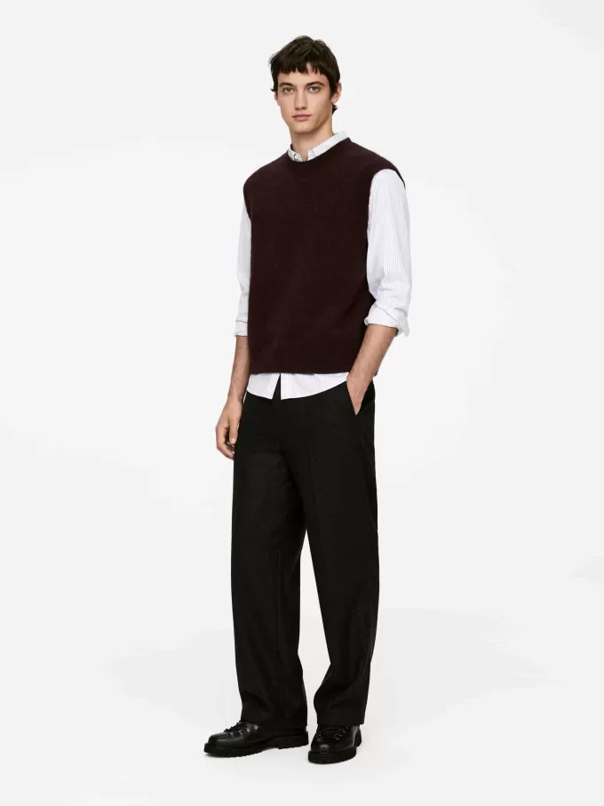 Weste aus Alpaka-Woll-Mischung