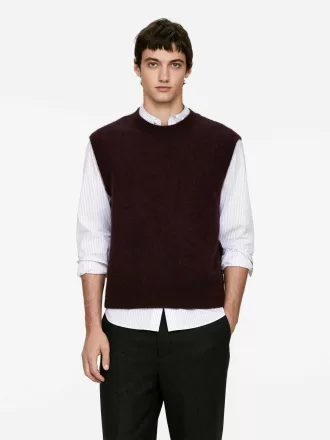 Weste aus Alpaka-Woll-Mischung