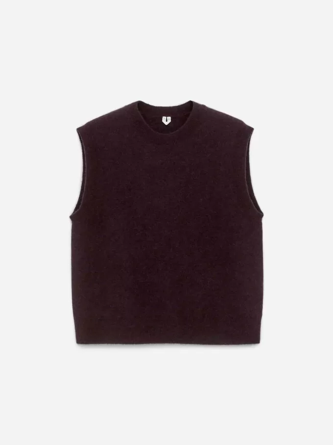 Weste aus Alpaka-Woll-Mischung