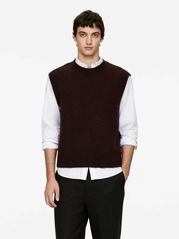 Weste aus Alpaka-Woll-Mischung