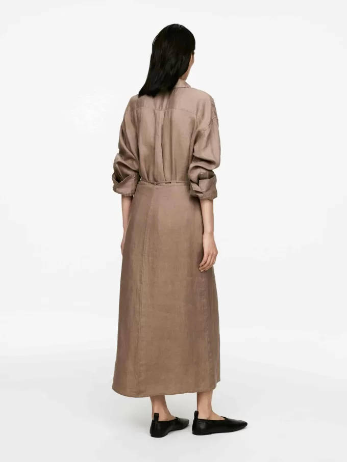 Wickelrock aus Leinen