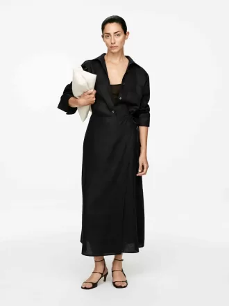 Wickelrock aus Leinen